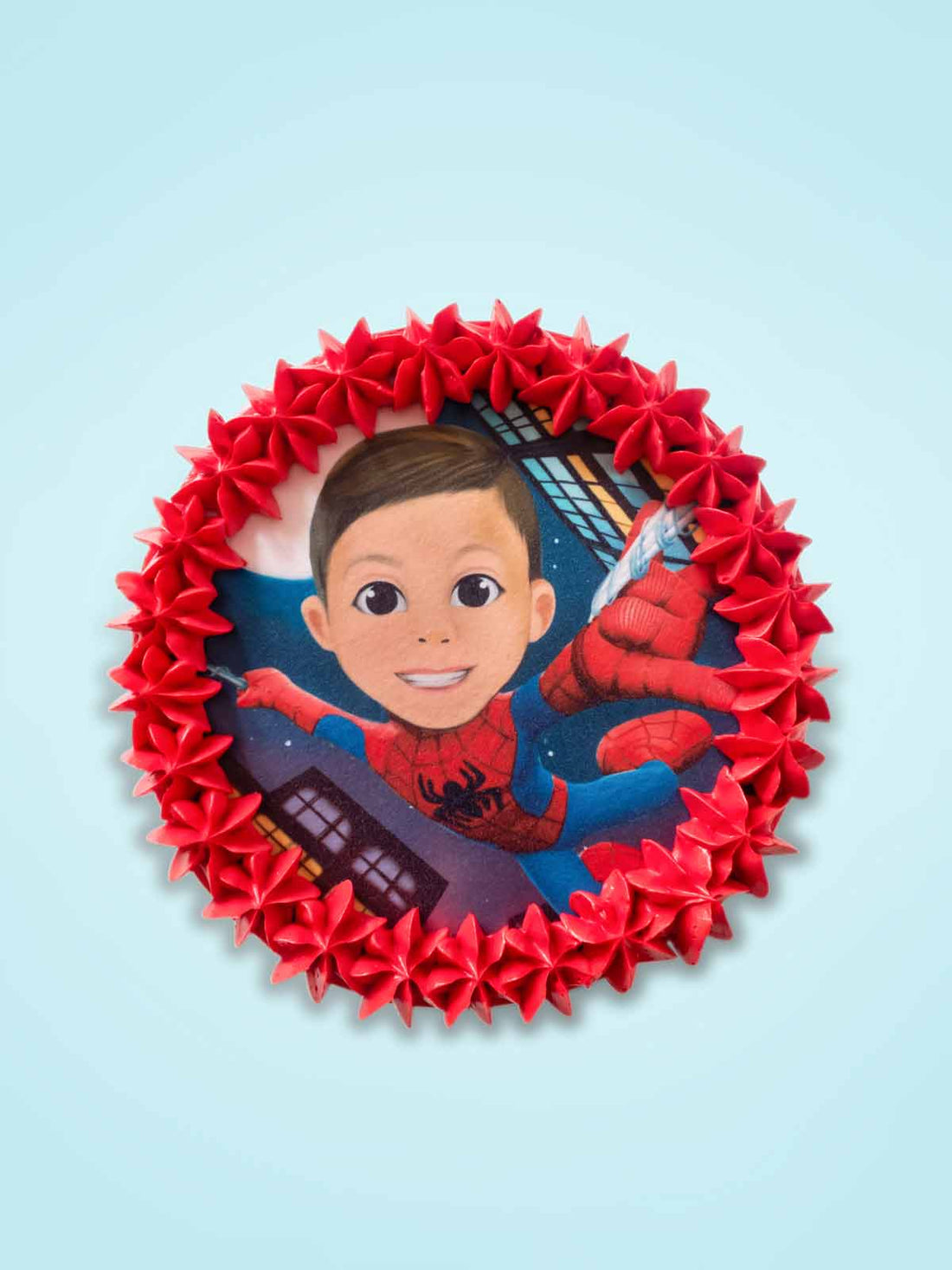 Custom Spiderman Caricature Cake