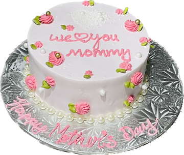 PINK MOMMY BIRTHDAY CAKE