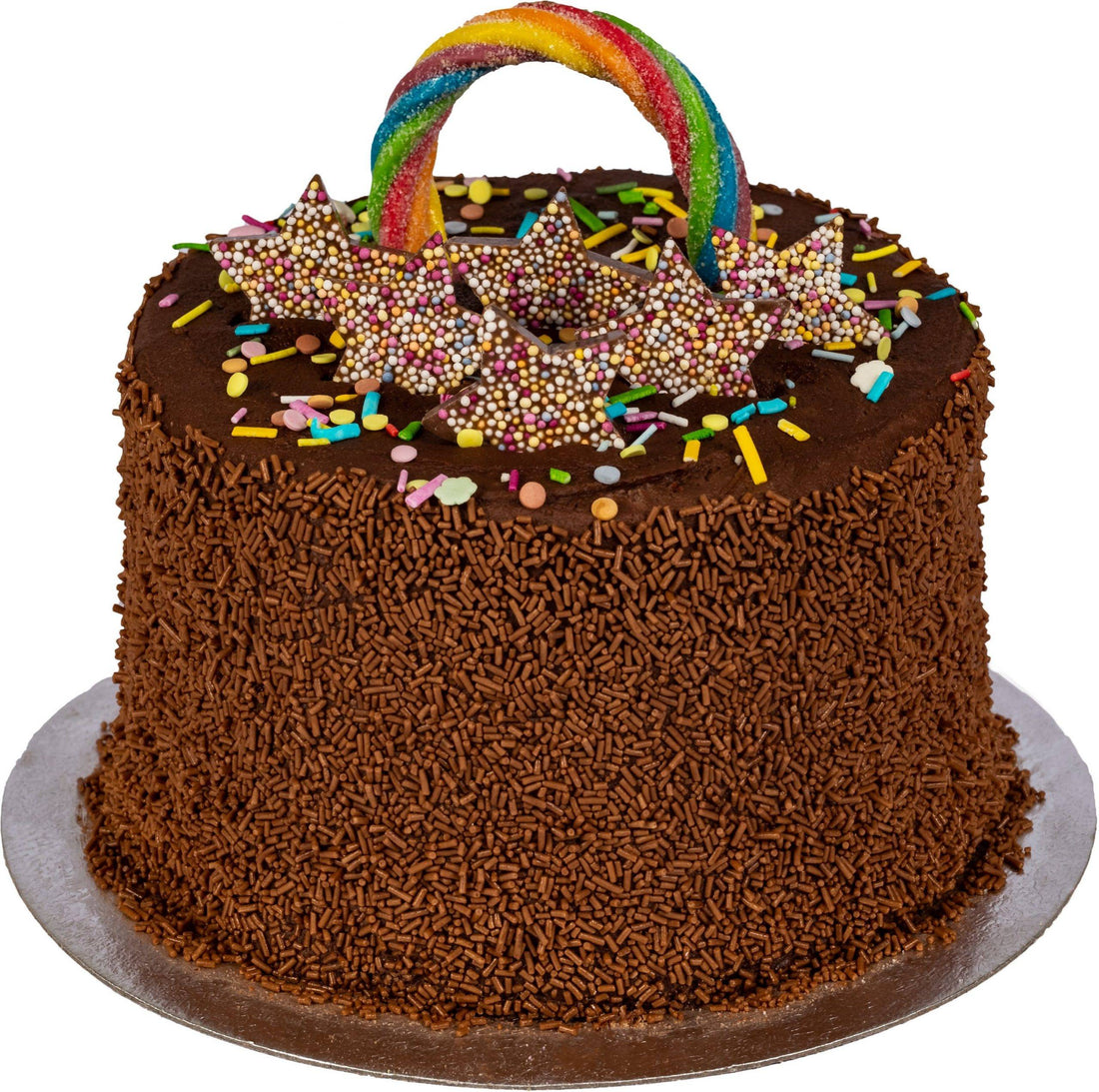 The Chocolate Rainbow Layer Cake