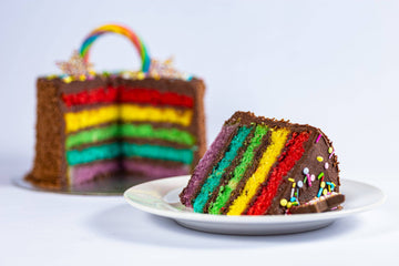 The Chocolate Rainbow Layer Cake