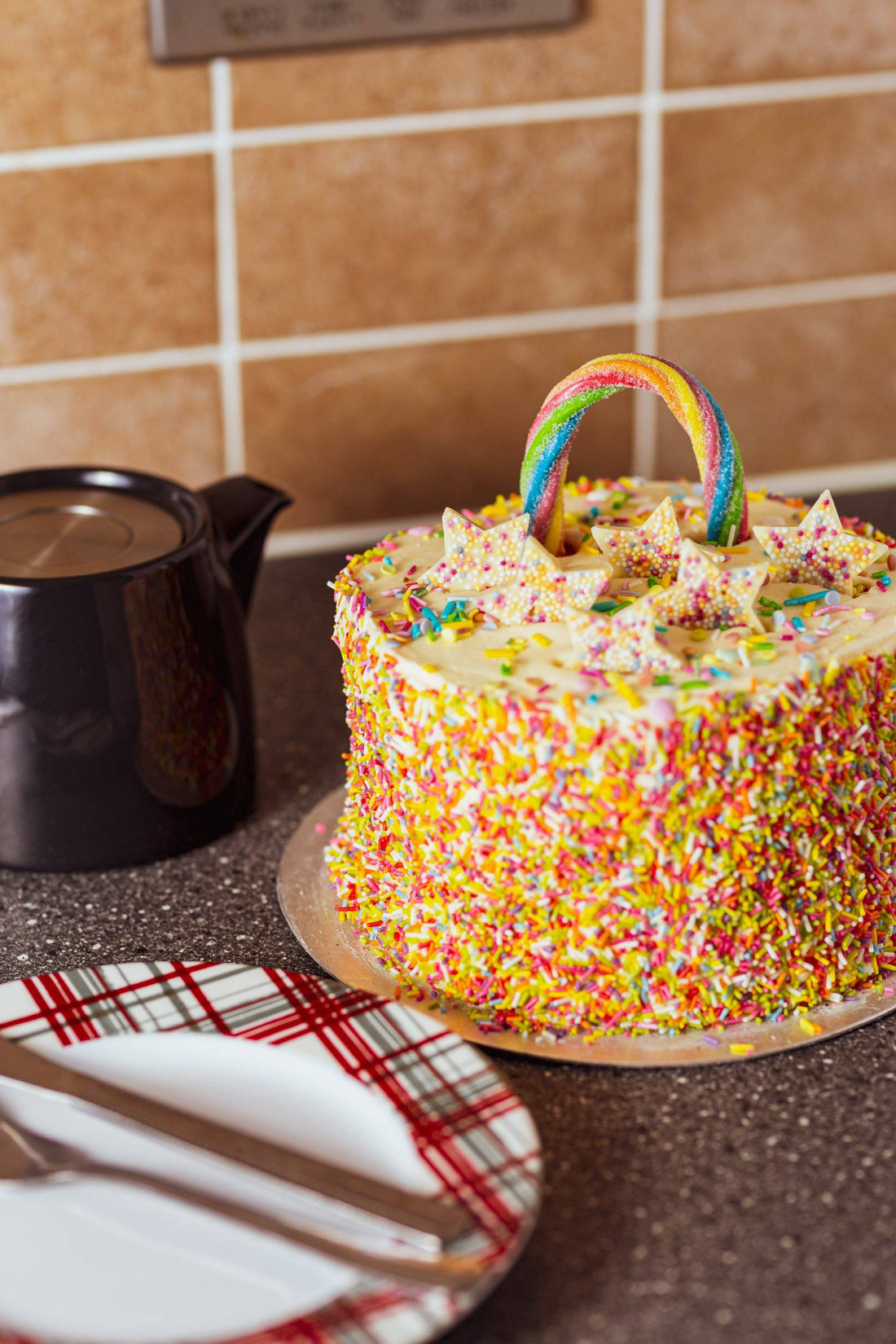 The Rainbow Layer Cake