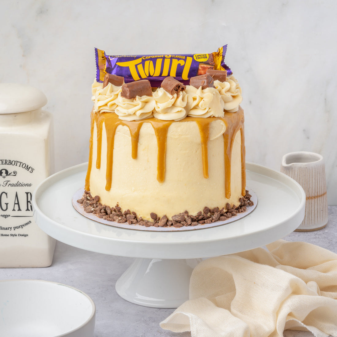 The Twirl Caramel Cake