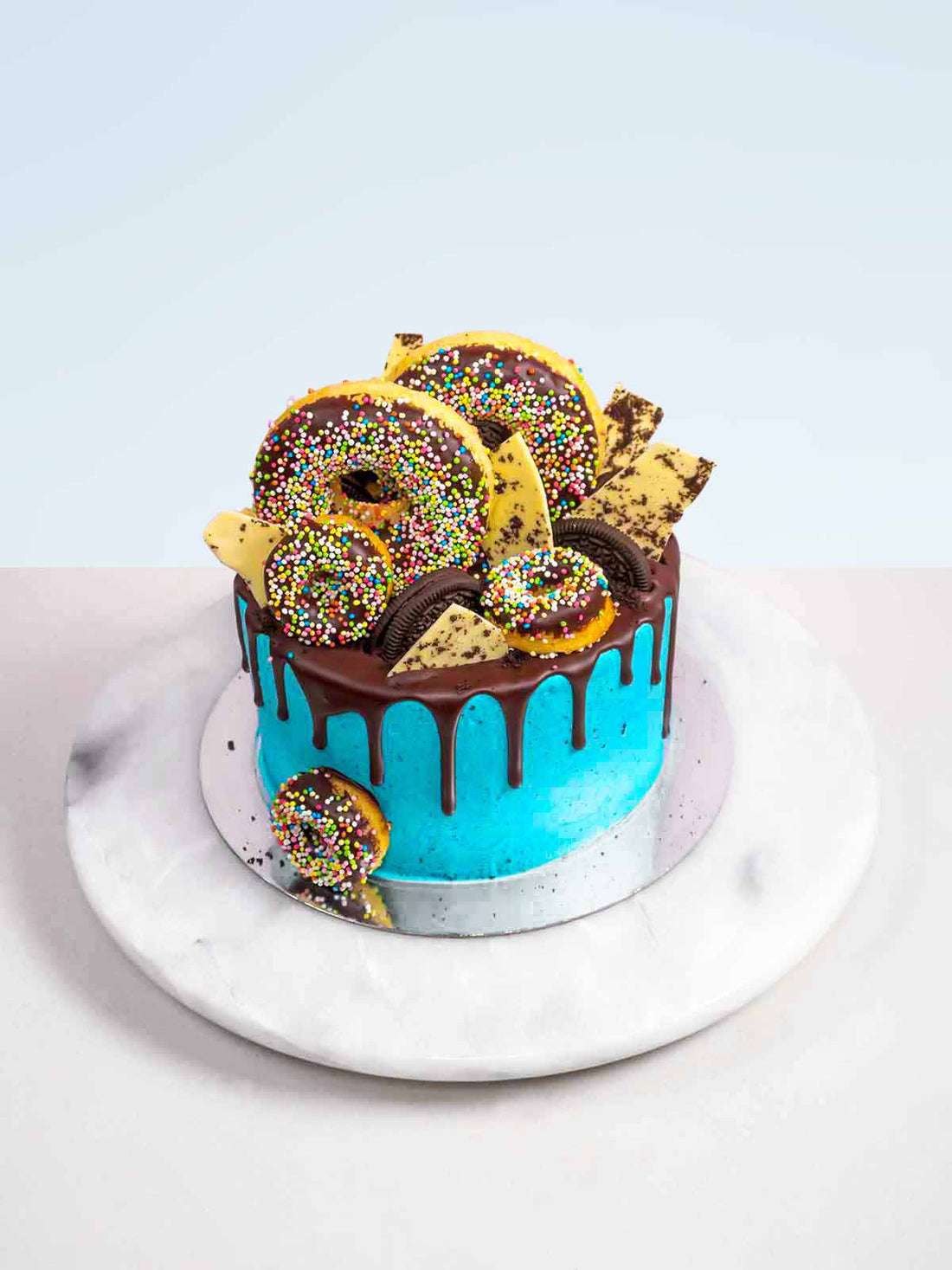 Doughnut Cookie Monster Cake