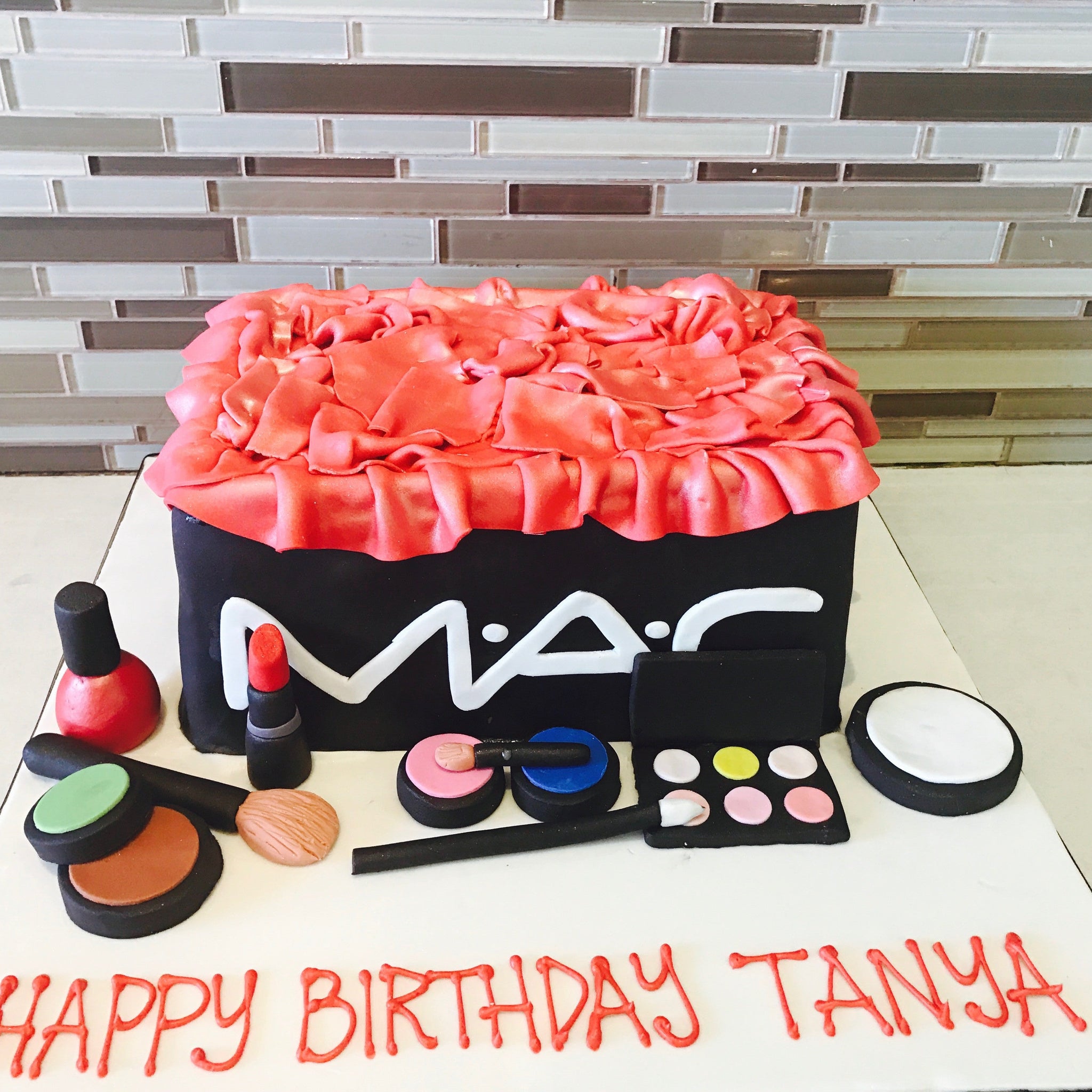 MAC Fondant Cake