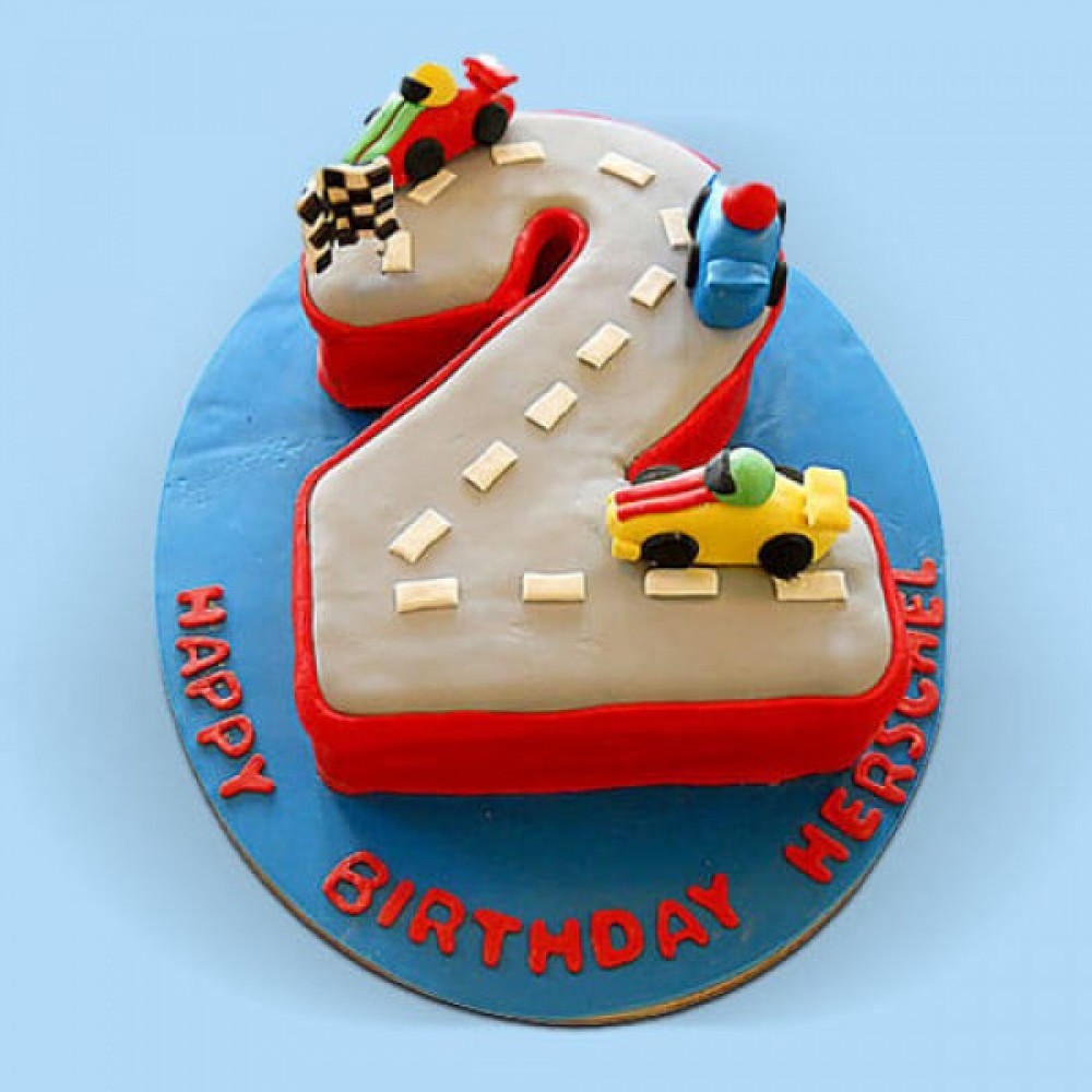 Car Loves For Child Theme Cake