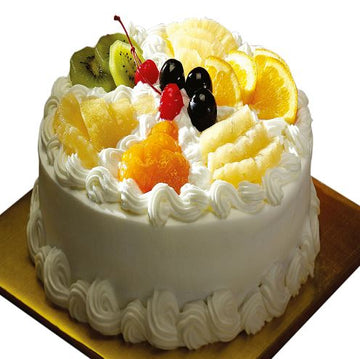 Fresh Fruit Butter Scotch Cake