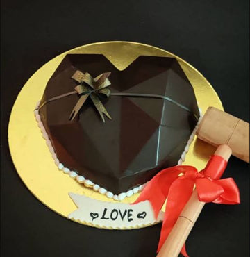 Fresh Tasty Love Pinata Cake