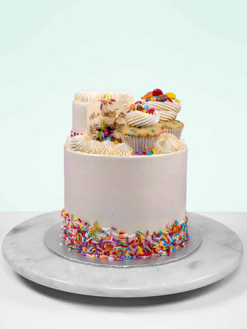 Meta Funfetti Pinata Cake