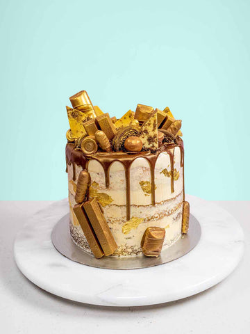 Golden Stella Cake