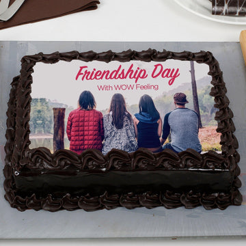 Happy Friendship Day Photo Cake