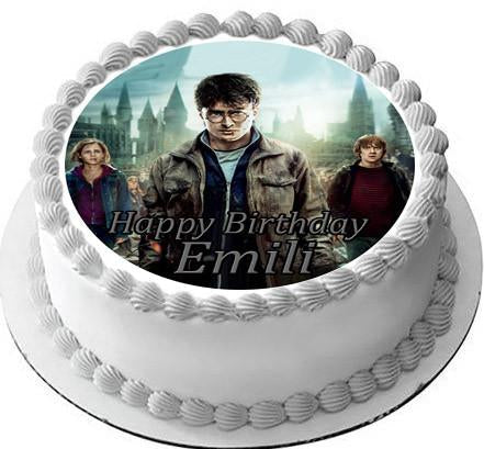 Enticing Harry Potter Photo Cake