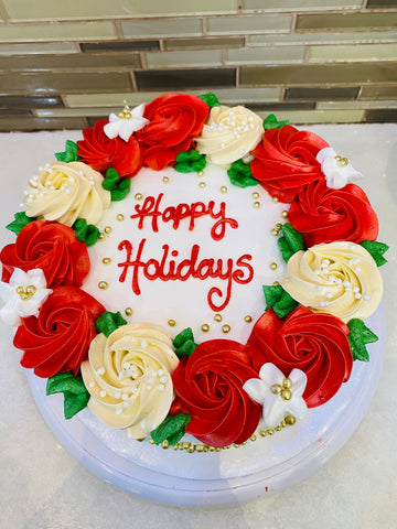 Happy Holidays Cake