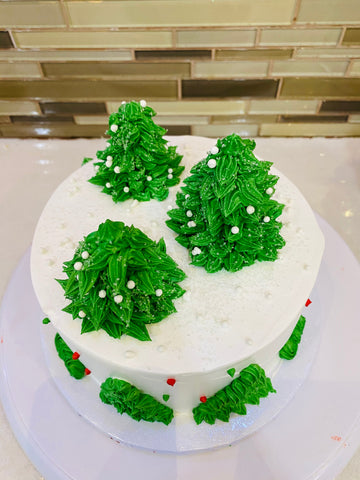 Standing Tree christmas Cake