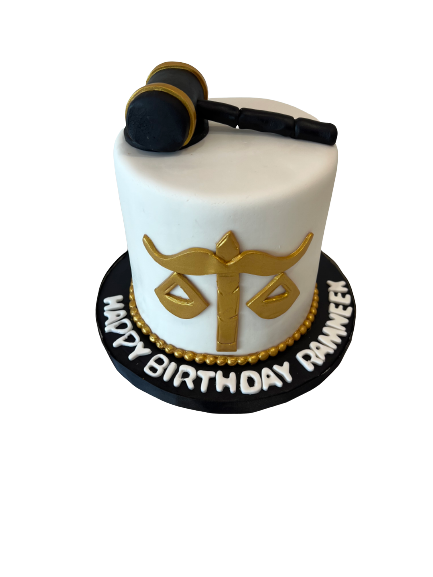 LAW FONDANT CAKE