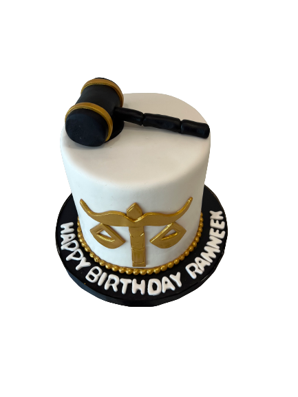 LAW FONDANT CAKE