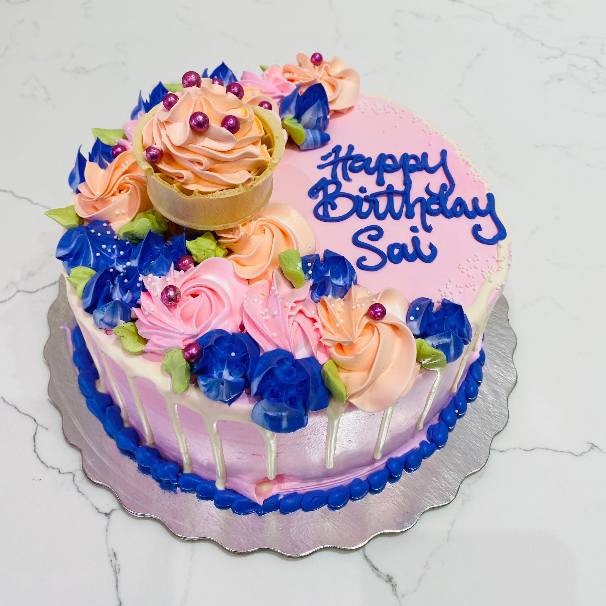 DALWINDER CONE BIRTHDAY CAKE