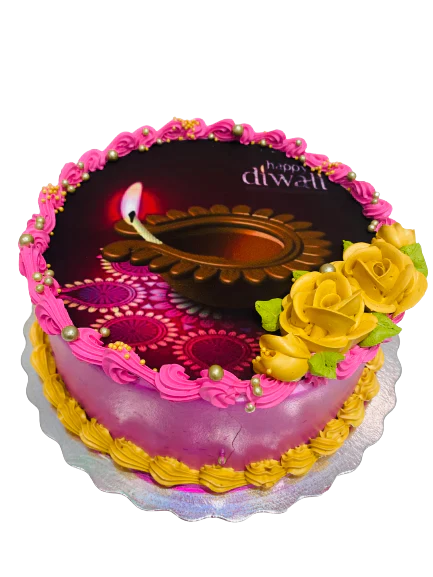 DEEPAWALI PHOTO CAKE
