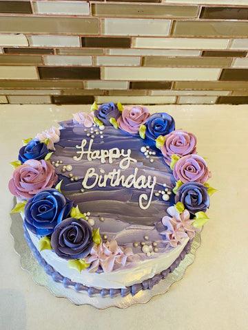 PURPLE SHIMMER CAKE