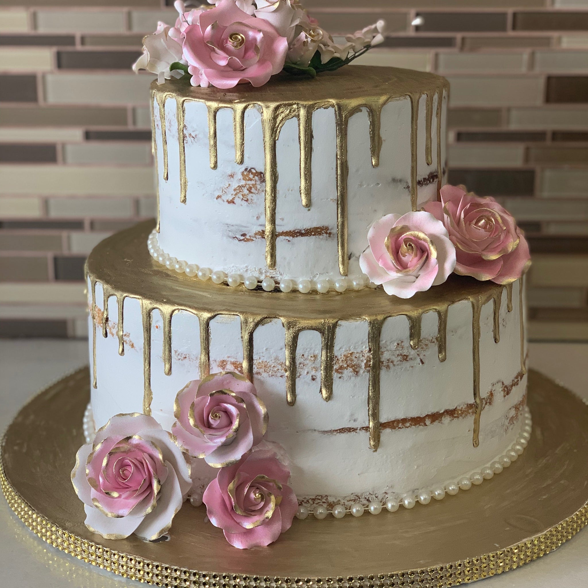 Naked Flower Cake