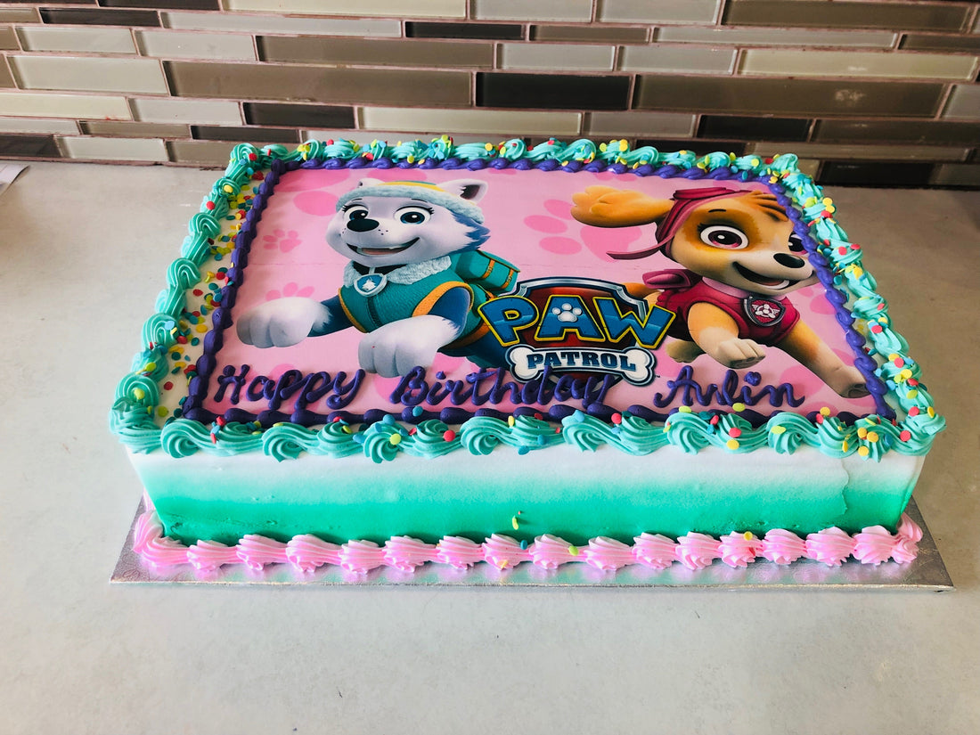 Skye & Everest Paw patrol cake