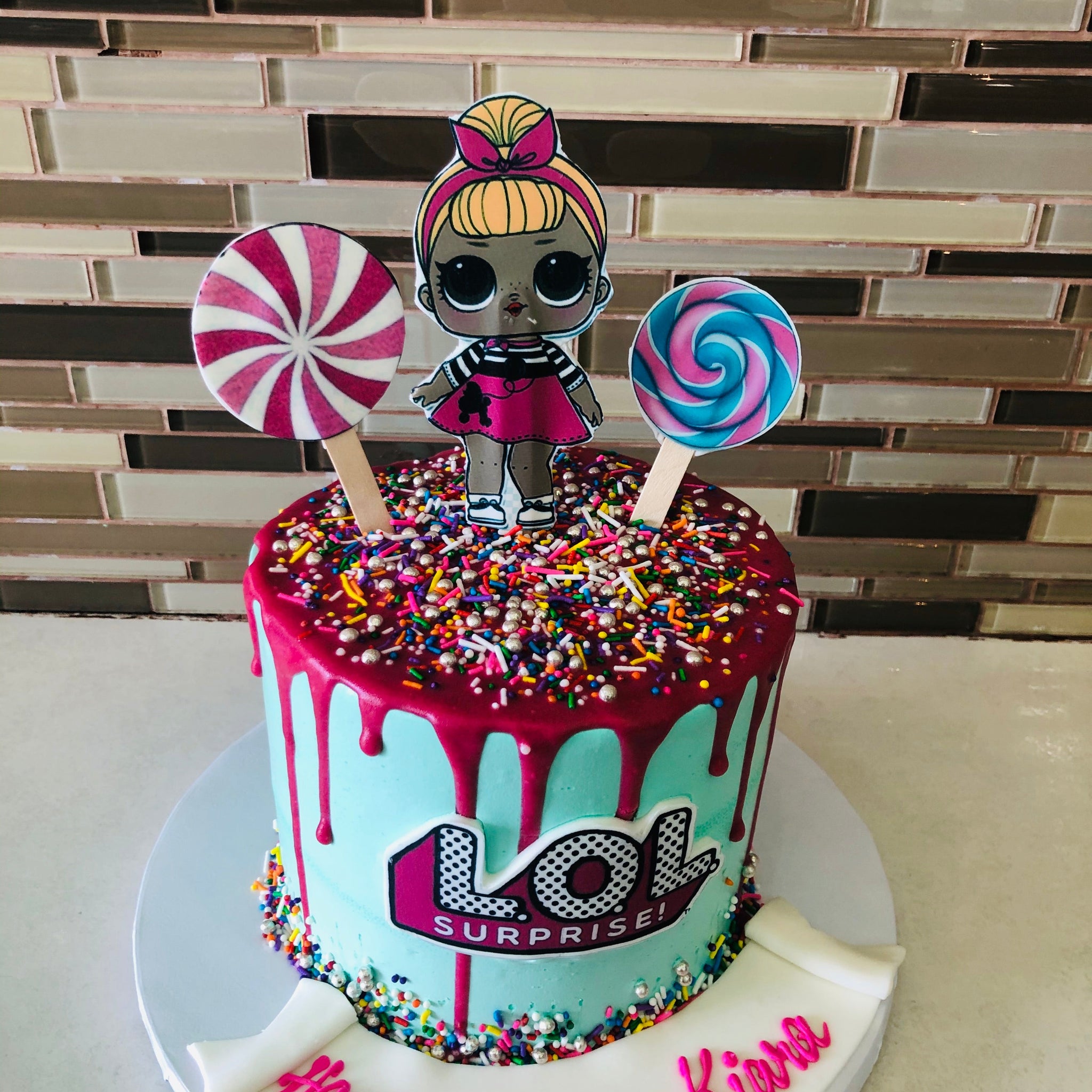 LOL SURPRISE SPRINKLES BIRTHDAY CAKE
