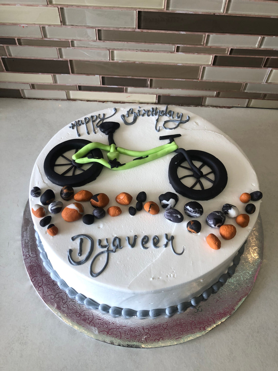 CYCLE BIRTHDAY CAKE