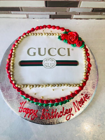 GUCCI PHOTO CAKE