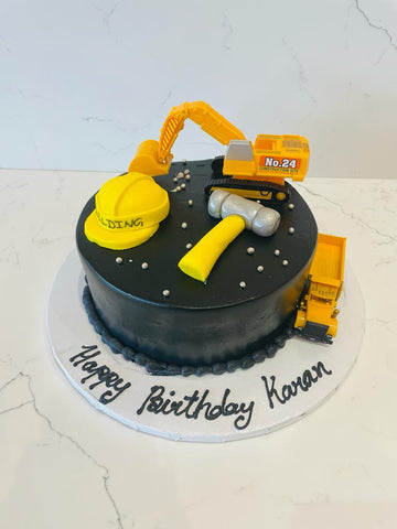 CONSTRUCTION THEME CAKE