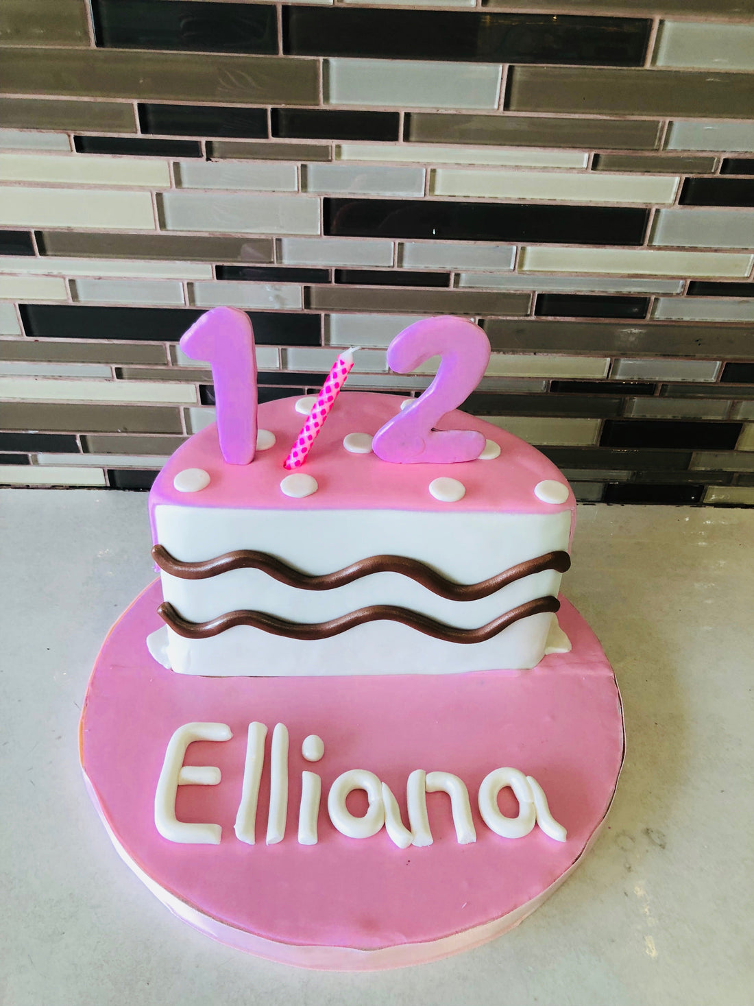 Elliana Half Birthday cake