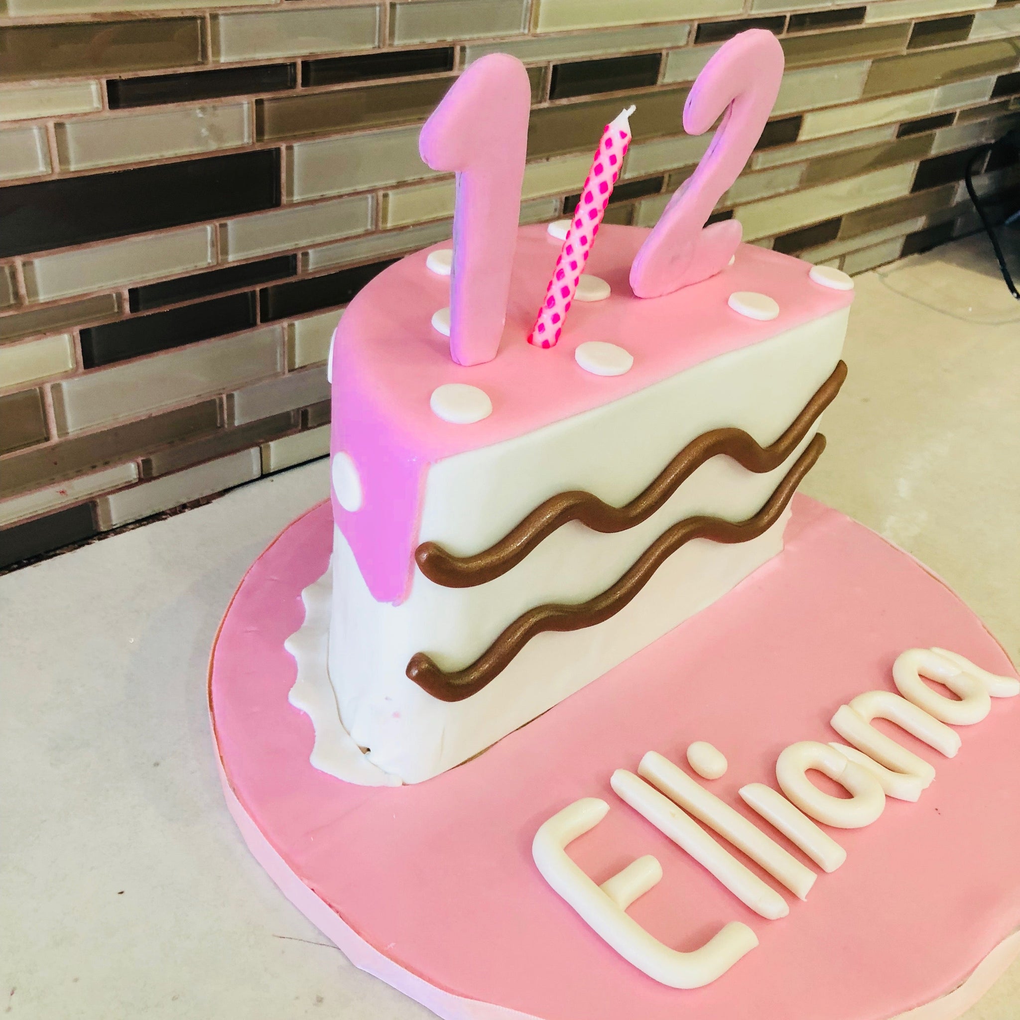 Elliana Half Birthday cake