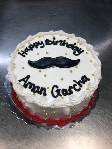 Moustache Cake