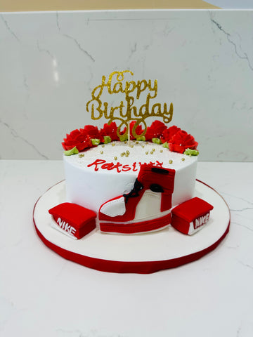 RED JORDAN CAKE