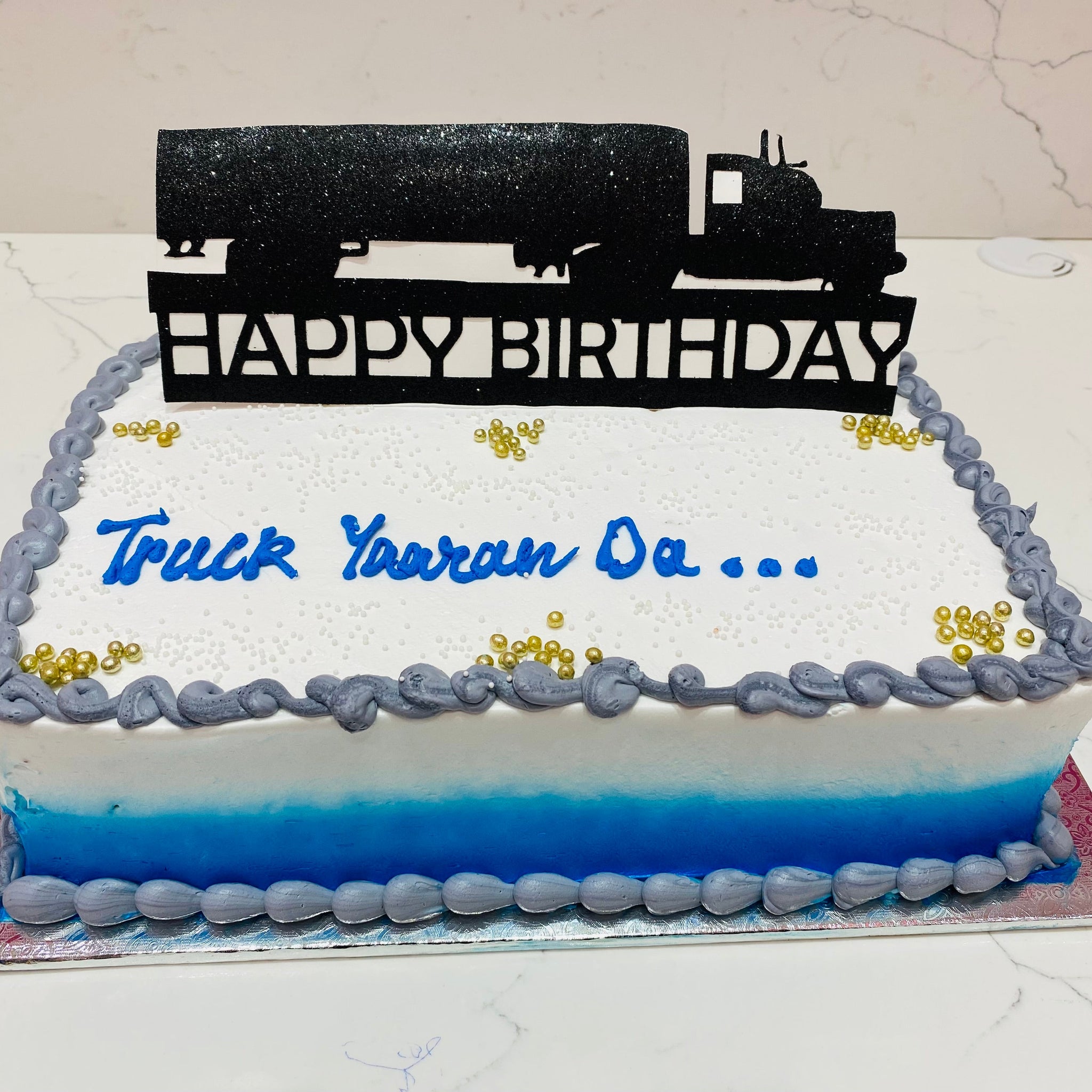 AKASH TRUCK BIRTHDAY CAKE