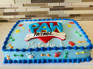 PAW PATROL LOGO CAKE