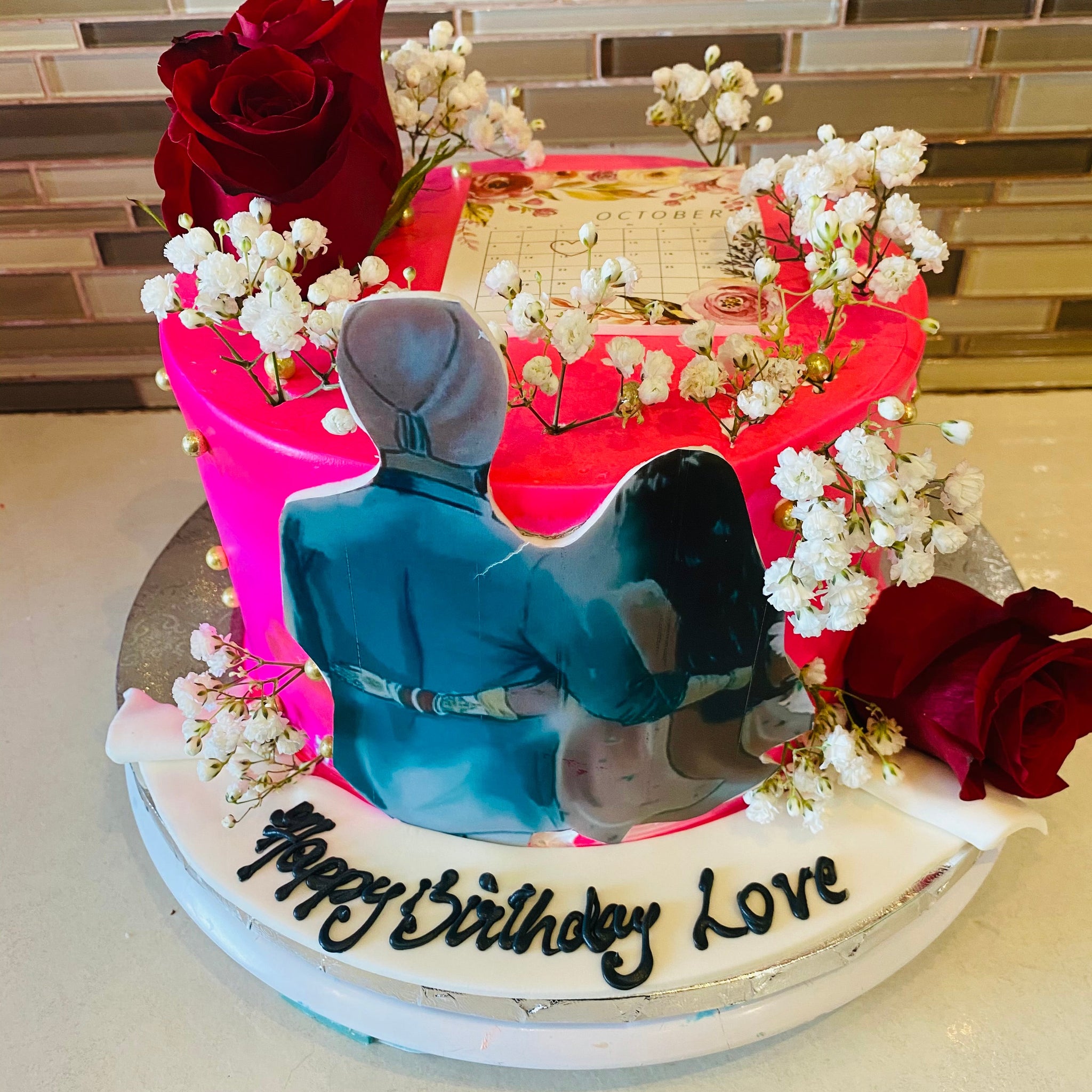 LOVE BIRTHDAY CAKE