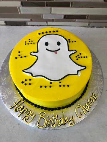 Snapchat Photo Cake