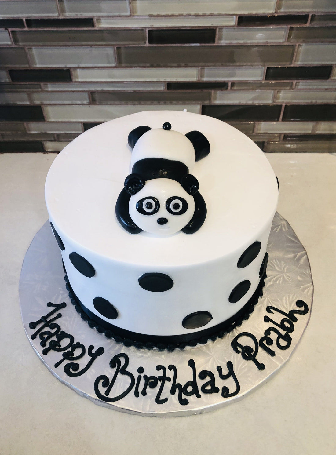 PRABH PANDA FONDANT CAKE