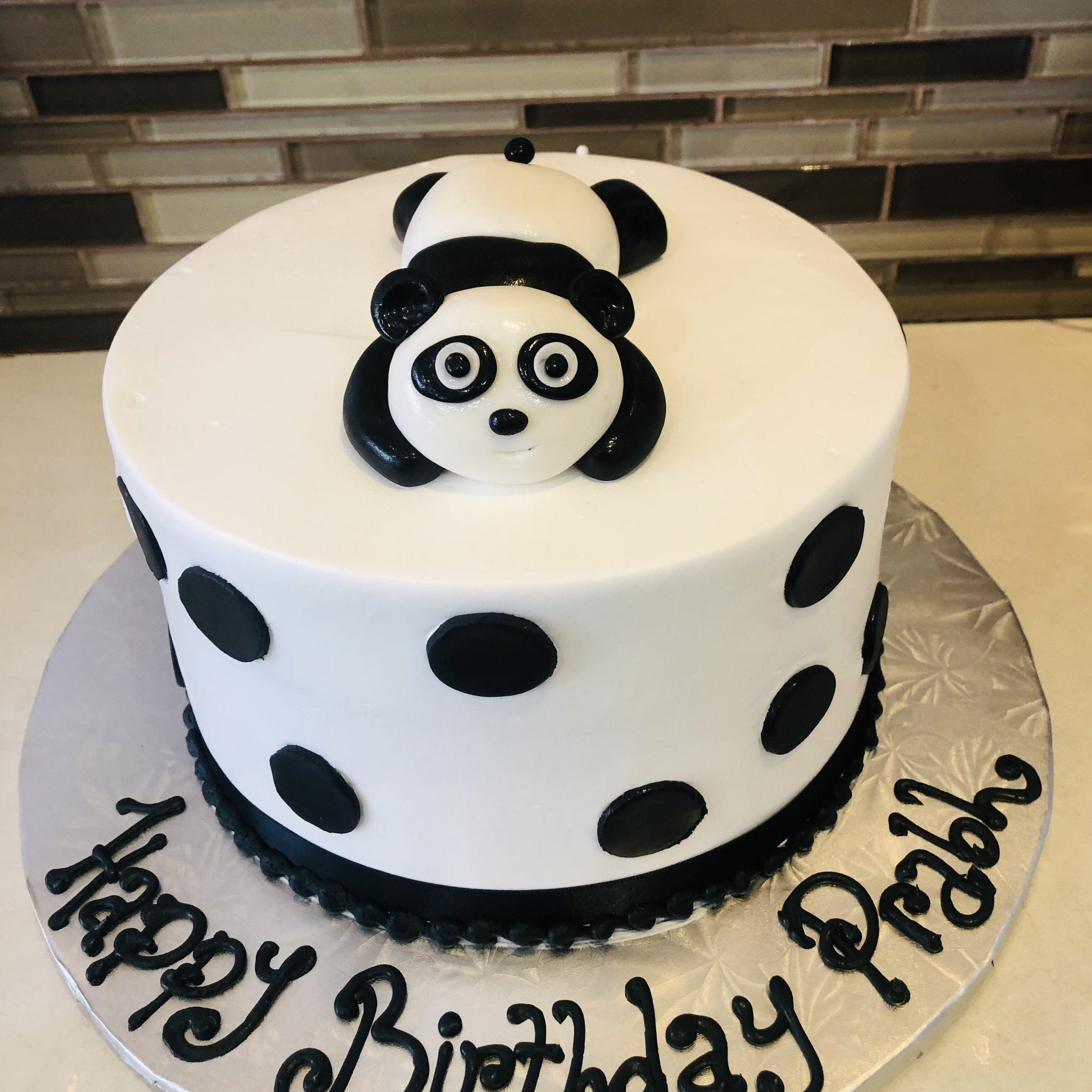 PRABH PANDA FONDANT CAKE