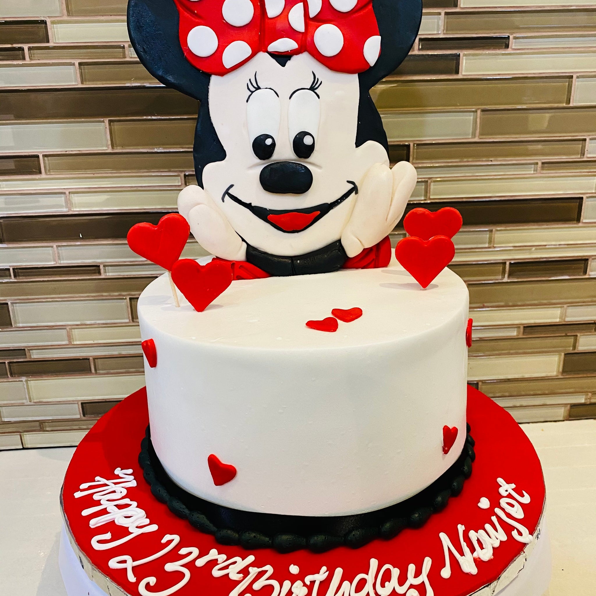 NAVJOT MINNIE BIRTHDAY CAKE