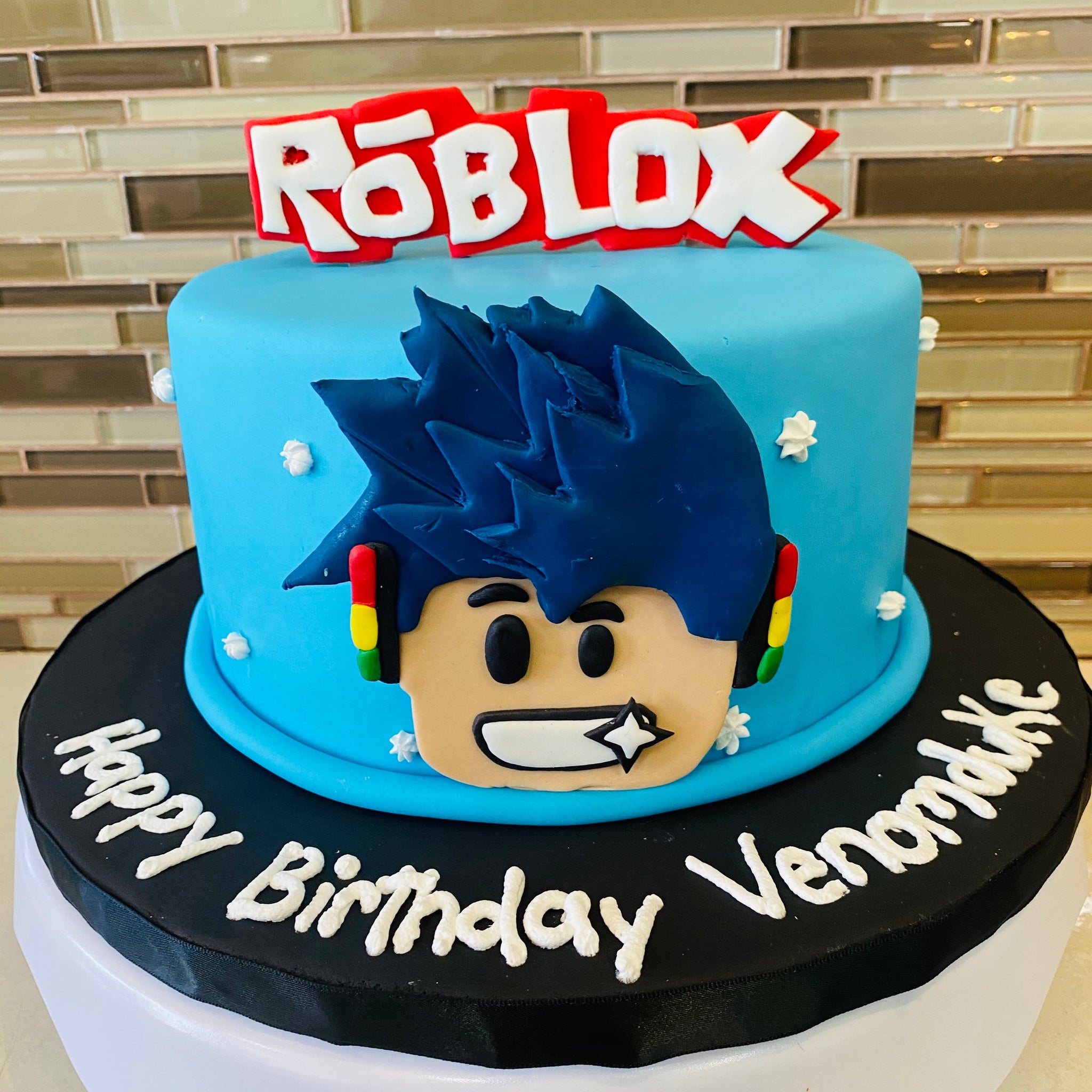 Roblox Fondant Cake