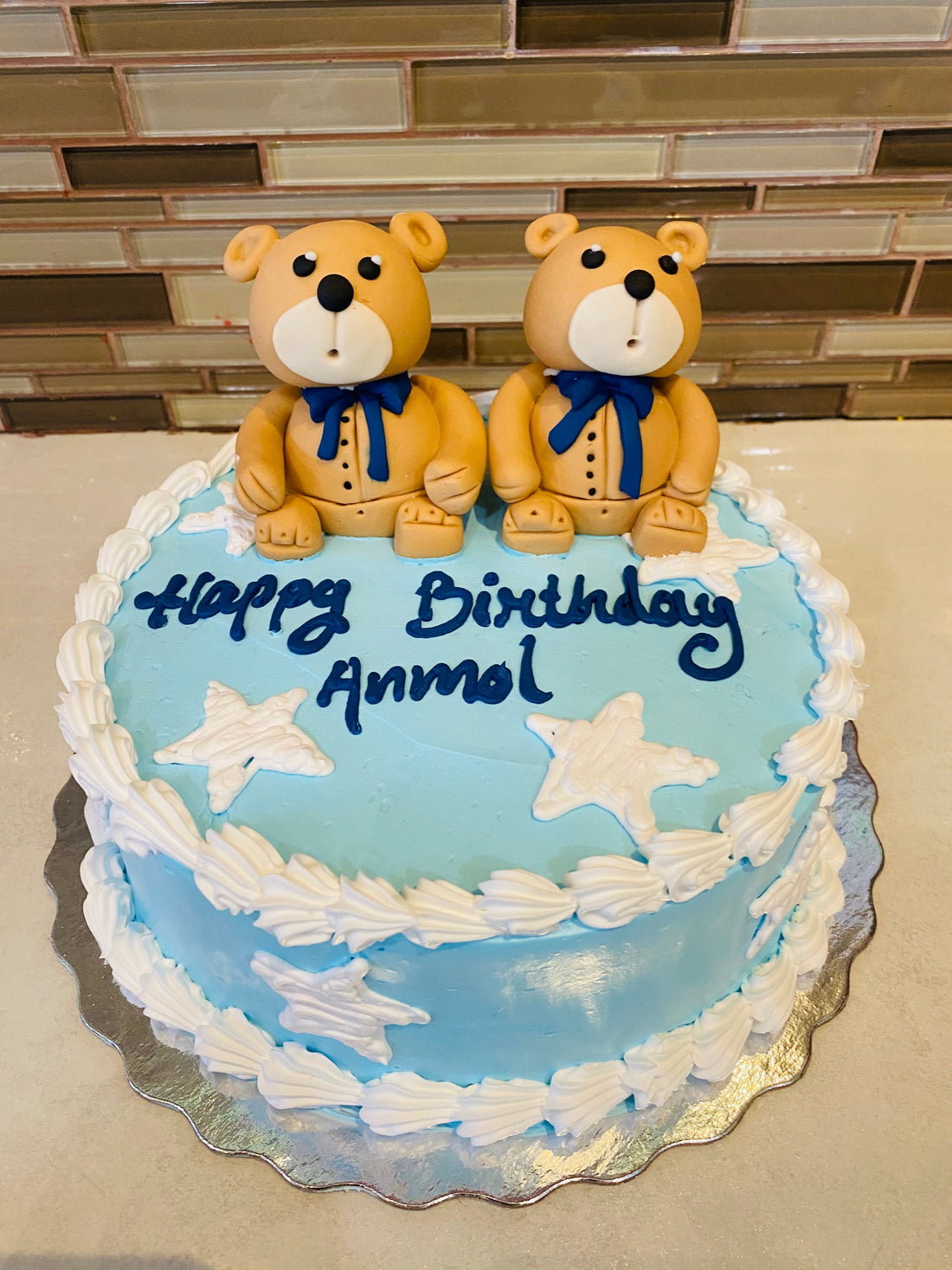 TEDDY BEAR BIRTHDAY CAKE