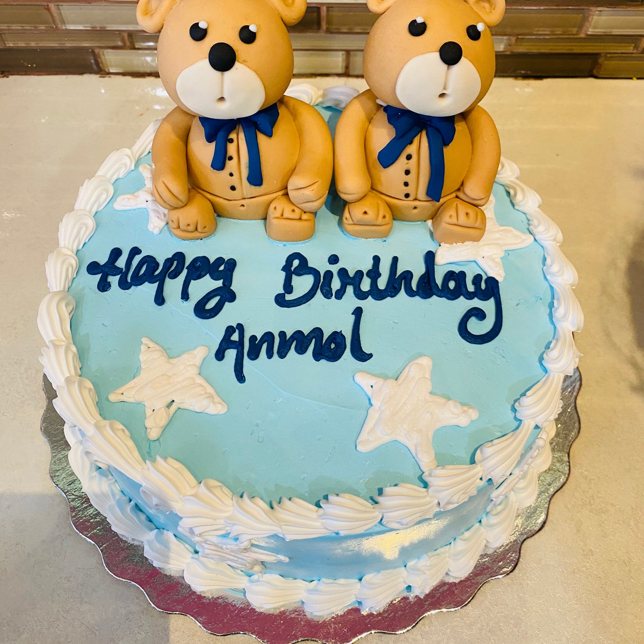 TEDDY BEAR BIRTHDAY CAKE