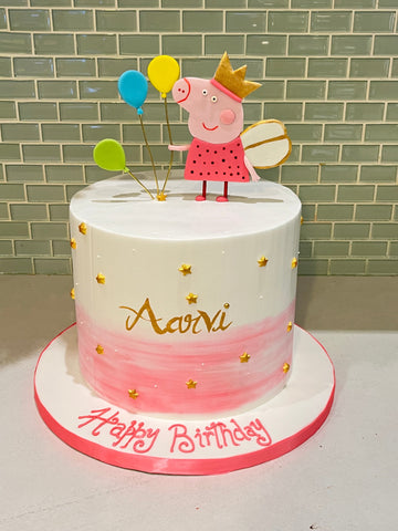 AARVI PEPPA PIG BIRTHDAY CAKE