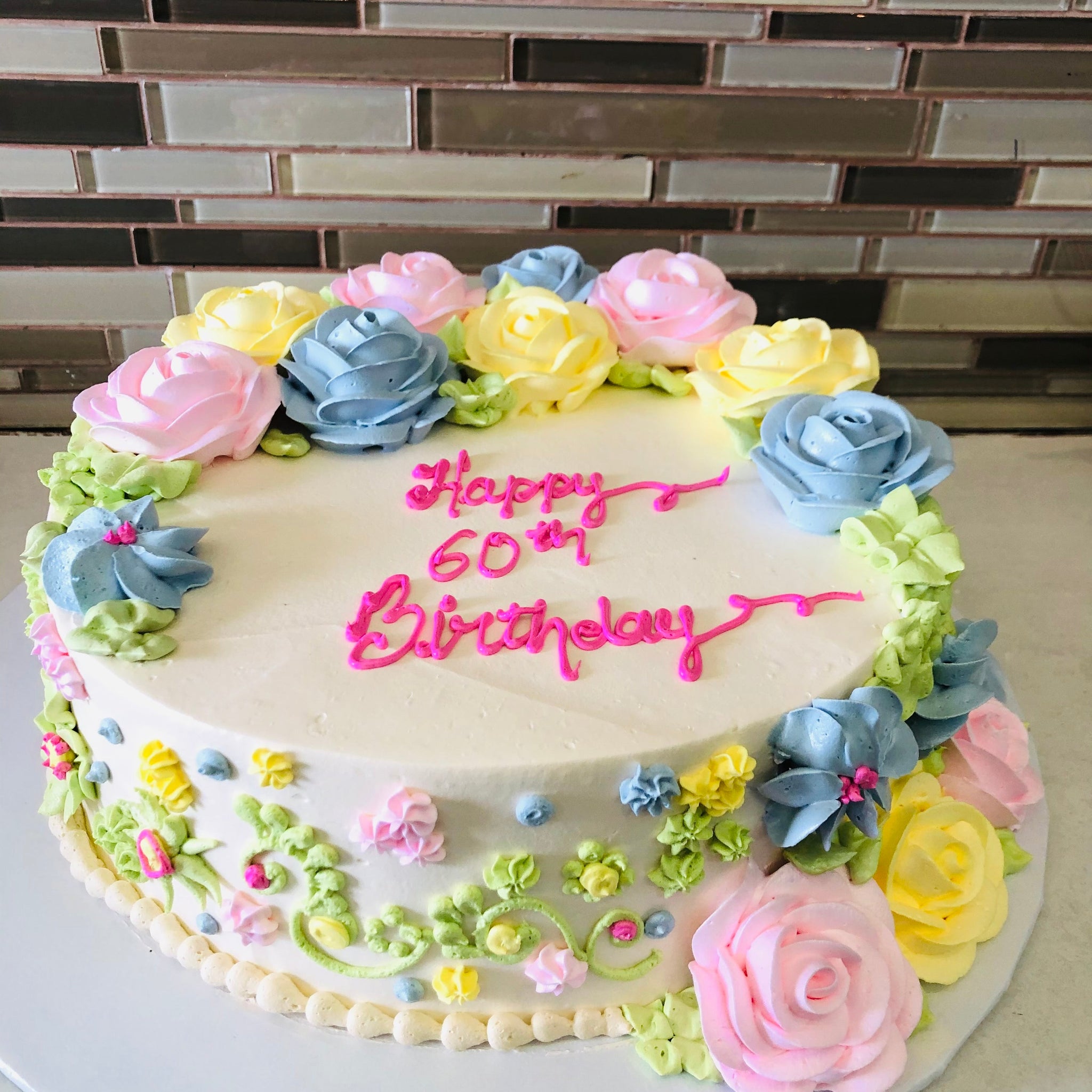 AKSHU FLOWER CAKE