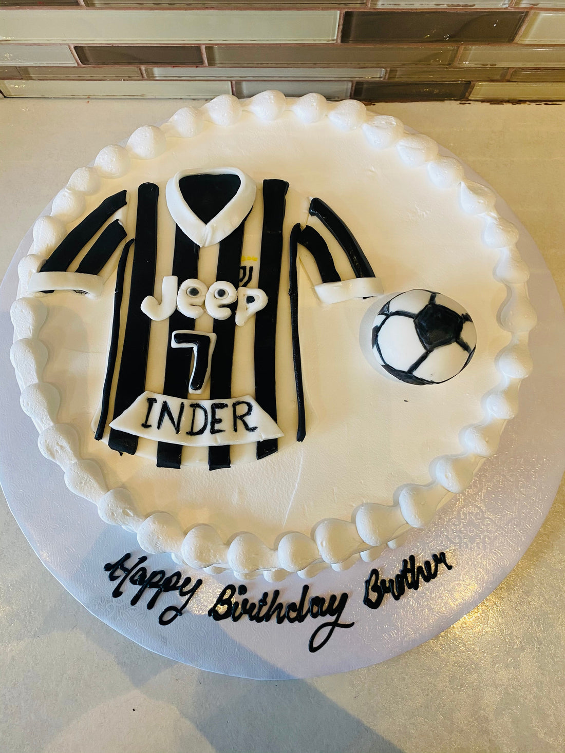 Soccer Jersey Birthday Cake