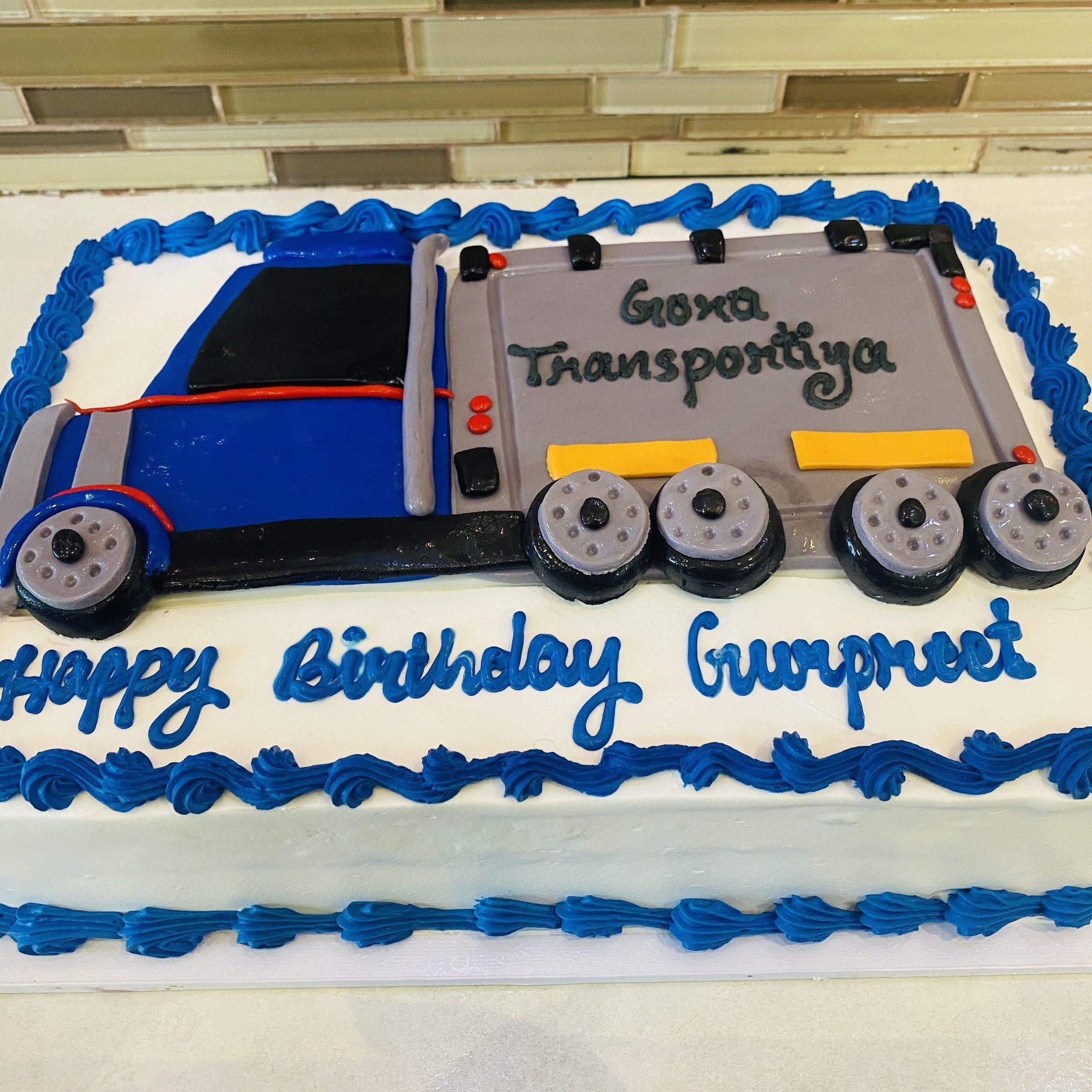 GAUTAM TRUCK CAKE