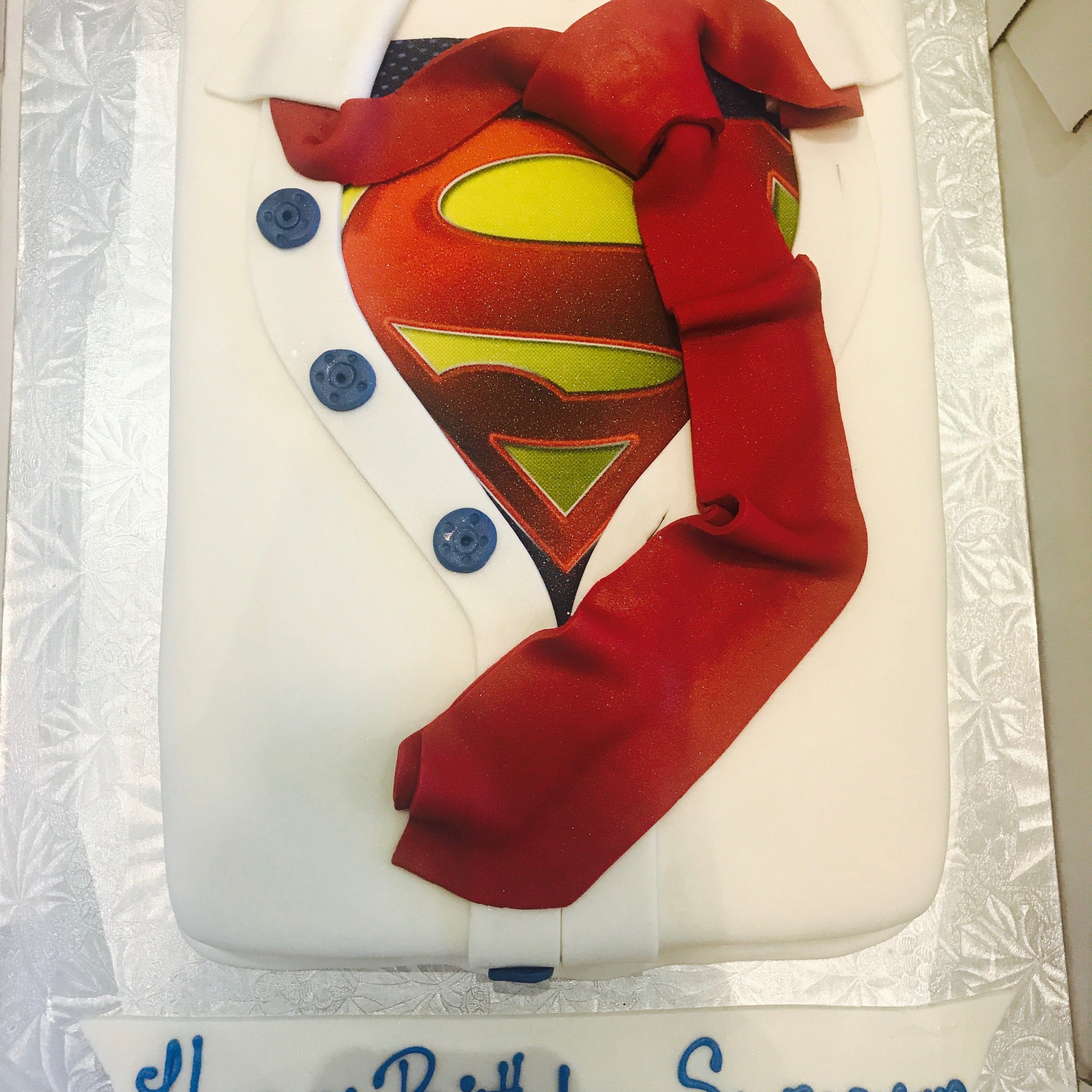 Superman Shirt cake