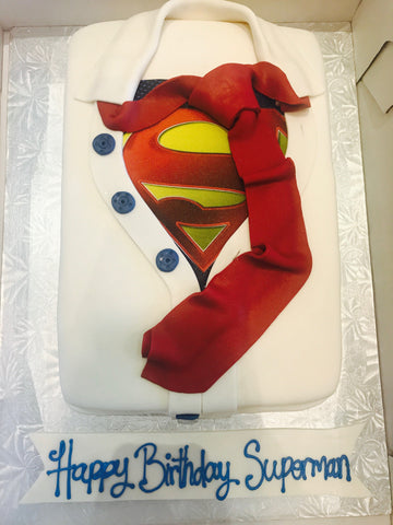 Superman Shirt cake