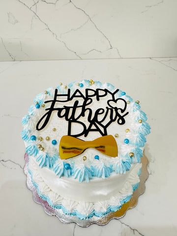 GOLD BOW FATHER'S DAY CAKE