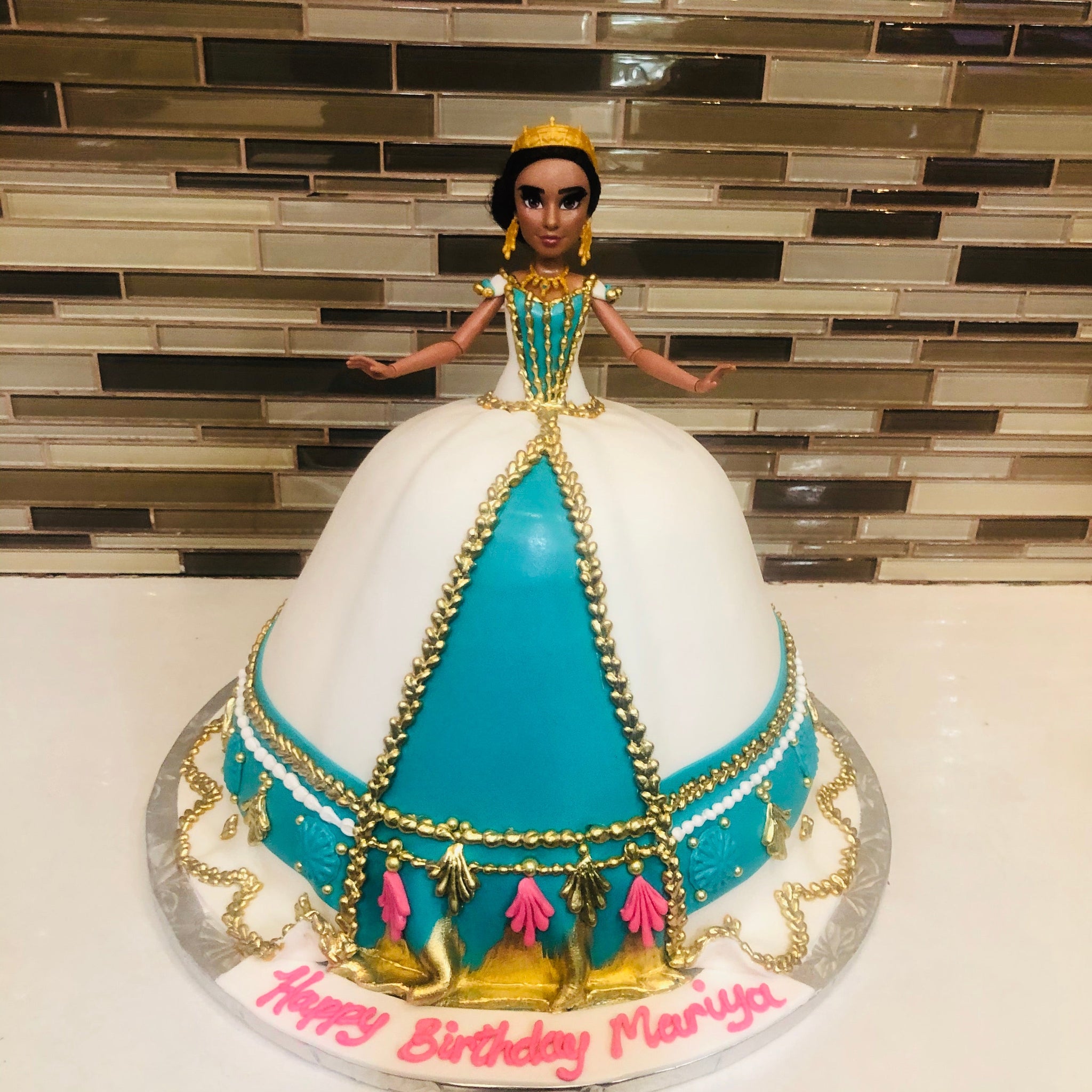 Jasmine Fondant Barbie Doll